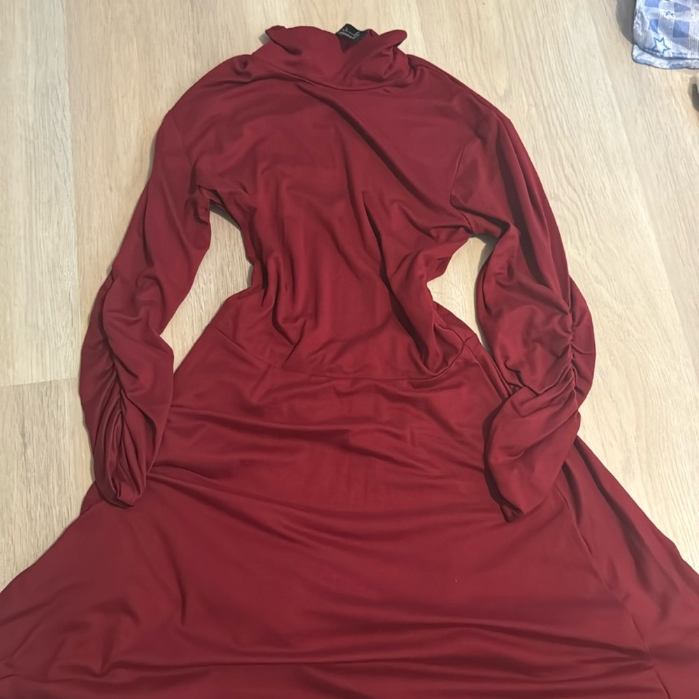 Red dress
